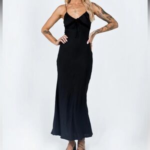 PRINCESS POLLY | EMILY MAXI DRESS | BLACK | US 8 UK 12 EU 40